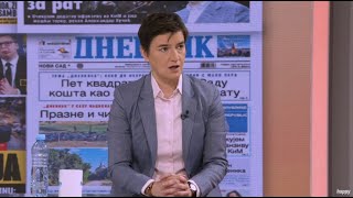 Ana Brnabic  quotOpoziciju pozivam na dijalog u demokratskom drustvu treba da se odazovu pozivuquot [upl. by Canica]