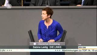 Sabine Leidig DIE LINKE Keine Liberalisierung des Buslinienfernverkehrs [upl. by Aleyam531]