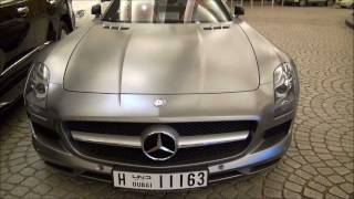 Mercedes SLS AMG Roadster or Mercedes SLS AMG in Dubai UAE Full HD [upl. by Hildegarde]