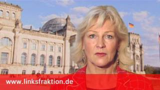 DIE LINKE Dagmar Enkelmann 100 Tage SchwarzGelb  außer Spesen nichts gewesen [upl. by Kerrin]