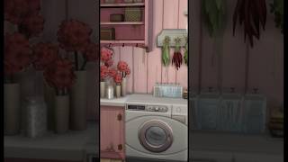 Pretty in Pink Laundry Room  TS4 No CC  ID TheTranspondster song sims4 simsbuilder sims [upl. by Latsyrk]