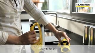 Kärcher WV 50 plus Battery driven Window Vacuum Demonstration Demo window vac Cleaning [upl. by Acirre]