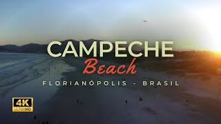 A Beleza da Praia do Campeche  Drone Flight in Famous Campeche Beach  Brazil [upl. by Glanti]