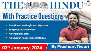 The Hindu Analysis by Prashant Tiwari  3 January  Current Affairs Today  StudyIQ [upl. by Alaehcim]