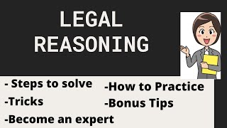 Legal reasoning for law entrance exam  Legal Reasoning Tricks 20232024 [upl. by Esinaej]