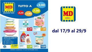 Volantino MD Discount IT dal 17 al 29 settembre 2024 [upl. by Harlie376]