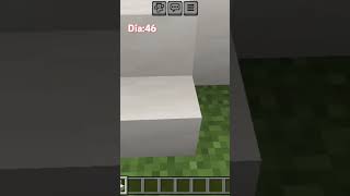 Poniendo un bloque cada día hasta conseguir noviaDía 46minecraft [upl. by Llertrac]