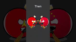 china relationship now and then countryballs china russia india vietnam pakistan [upl. by Francis]