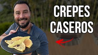 ¡¿Cómo hacer Crepes Caseros Rápidos y Deliciosos  Receta Fácil  Tulio Recomienda [upl. by Alludba]