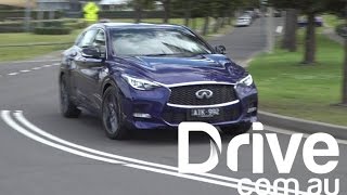 Infiniti Q30 Sports Premium Review  Drivecomau [upl. by Accebar]