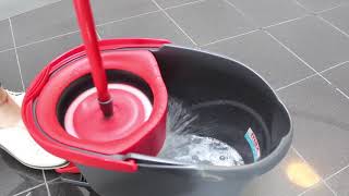 How to use Vileda Easy Wring amp Clean Spin Mop [upl. by Nodgnal942]