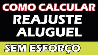 Como calcular o reajuste anual do aluguel Simples fácil rápido e gratis [upl. by Tnilc637]