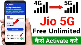 Jio 5G Kaise Activate Kare  How to activate Jio 5g 2024  Jio True 5G  unlimited jio 5g use 2024 [upl. by O'Doneven583]