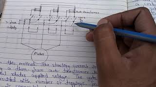 Autotransformer starter starting method of 3phase induction motor [upl. by Artima]