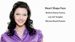 Best Womens Frames for a Heart Face Shape [upl. by Alvie407]