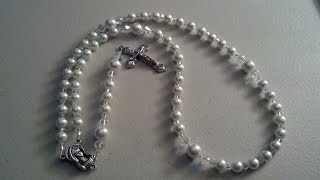 How To Make A Simple 5 Decade Catholic Rosary [upl. by Ainesey987]