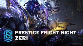 Prestige Fright Night Zeri Skin Spotlight  League of Legends [upl. by Leoine]