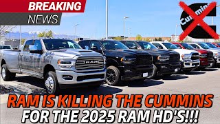 Breaking News RAM IS KILLING OFF THE CUMMINS For 2025 [upl. by Tarsuss]