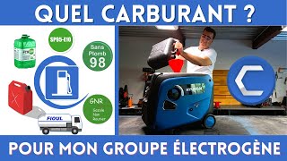 Quel CARBURANT pour mon GROUPE ÉLECTROGÈNE   TUTO Diesel et Essence   Capitools [upl. by Yttap]