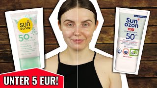 SO GÜNSTIG SO GUT 💸 Sundance VS Sunozon Sonnencreme fürs Gesicht [upl. by Behl]