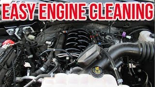 HOW TO CLEAN YOUR ENGINE  NO WATER NO SCRUBBING [upl. by Irec674]