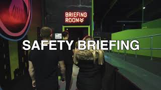 Safety Briefing Flip Out Rushden Lakes [upl. by Lochner]