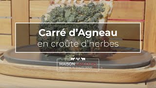 Carré dAgneau en croûte dherbes  Recette [upl. by Basile]