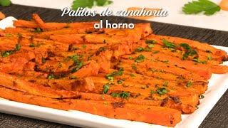 Palitos de zanahoria al horno [upl. by Neelon]