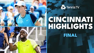 Jannik Sinner vs Frances Tiafoe For The Crown 🏆  Cincinnati 2024 Final Highlights [upl. by Kerrill]