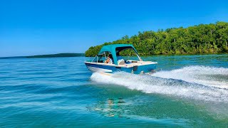 Boating Lake Superior July 4th 2019 Boating Apostle Islands National Lakeshore July 4th [upl. by Lajes155]