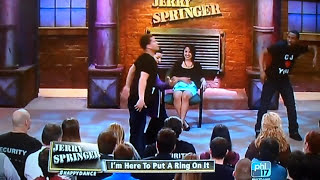 Jerry Springer Show  Im Here to Put a Ring On It  CJ Fuentes  Popping Proposal [upl. by Cathrine]