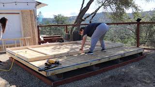 Yardline Stirling Shed  Walls Go Up Pt 5 of the Build [upl. by Howey]