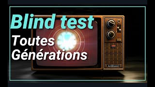 Blind test toutes générations facile [upl. by Ecnerrot]