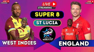 LIVE WEST INDIES vs ENGLAND T20 WORLDCUP  live today t20 worldcup match  live wi vs eng [upl. by Henka]