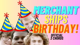 Merchant Ships  Birthday Guitar Tab  Playthrough Official [upl. by Aicile]