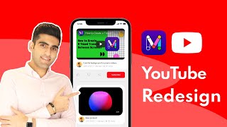 YouTube Redesign UIUX  YouTube Video Redesign Mockitt Redesign Tutorial [upl. by Yanrahs669]