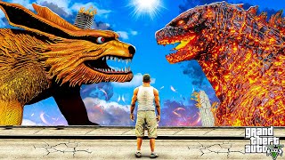 CHARIZARD DRAGON VS NINE TAILED FOX In GTA 5 [upl. by Euridice795]