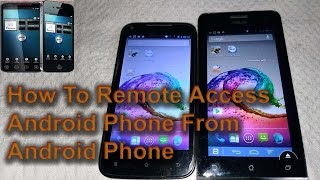 how to remote access android phone from android phone Hindi [upl. by Schaefer]