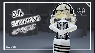 51k roblox shopping spree ☆  cwute [upl. by Cybil764]