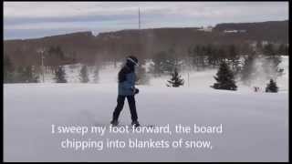 Free Verse Poem Drifting in the Snow [upl. by Temme]