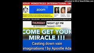 Casting down vain imaginations  by Apostle Ada  Nov 14 2024  wwwjesusmiorg [upl. by Idoc]