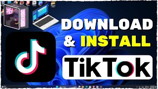 How To Download TikTok On Laptop amp PC EASY [upl. by Aeila]