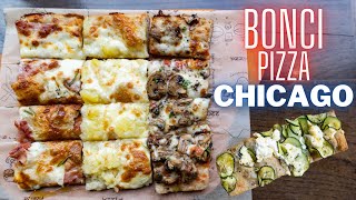 Eating at Bonci Pizzeria Rome’s Famous Pizza Restaurant in Chicago [upl. by Kcinimod]