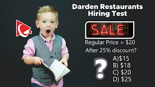 Darden Restaurants Hiring Assessment Test [upl. by Ahtnamys]