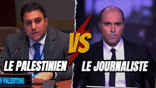 Quand lobservateur Palestinien à lonu fait trembler un journaliste de FR24 fy fyp palestine [upl. by Yenruogis]