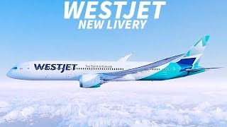 WESTJET Reveal NEW LIVERY [upl. by Janeta]