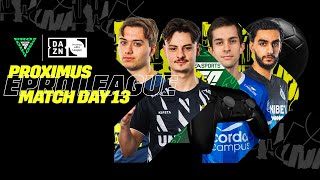 Proximus ePro League 2324 🎮🏆 GAMEDAY 13 [upl. by Nitsua]