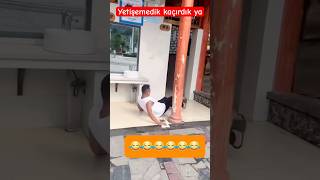 Kne kadar hızlı gittim yine yetişemedim ya🤔😂 funny comedypics comedy humor [upl. by Llenrrad]