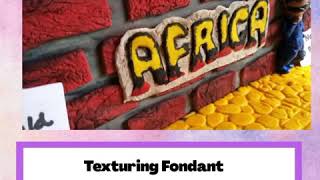 How to make Fondant texture with foil paper [upl. by Tevlev]