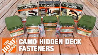 Camo Hidden Deck Fasteners  The Home Depot [upl. by Ikairik]